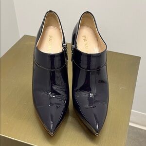 Prada Women's Glossy Black Heels
